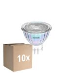 Multipack 10x Noxion LED Spot Reflector GU4 MR11 2.8W 184lm 36D - 927 Extra Warm White | Best Colour Rendering - Dimmable - Replaces 20W
