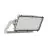 Ledvance LED Floodlight Max Aluminium Grey 600W 84000lm 65x120d - 830 Warm White | IP66 - Asymmetrical