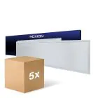 Multipack 5x Noxion LED Panel Ecowhite V4.0 28W 3360lm CCT  |  300X1200 UGR