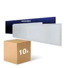 Multipack 10x Noxion LED Panel Ecowhite V4.0 28W 3360lm - 830-840-865 CCT | 120x30cm