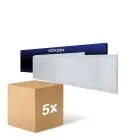 Multipack 5x Noxion LED Panel Ecowhite V4.0 28W 3200lm - 830 Warm White | 120x30cm - UGR 