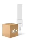 Multipack 10x Noxion Lucent PL-S LED 2.8W - 840 Cool White | 2-Pin - Replaces 5W