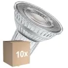 Multipack 10x Ledvance LED Reflector GU10 PAR16 3.7W 350lm 36D - 930 Warm White Warm White| Dimmable - Replaces 35W